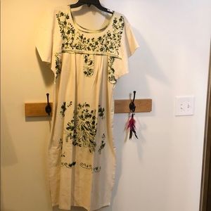 New Boho Midi Huipil dress from Mexico